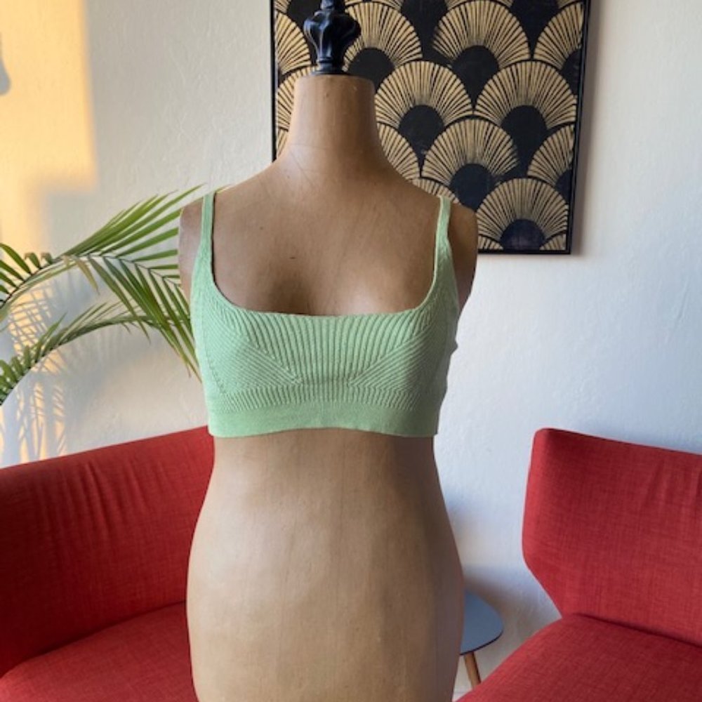 PALOMA WOOL WALOMA TOP - GREEN FLUOR - Sz. M
